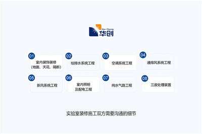 实验室装修过程中需要与施工方沟通的细节有哪些？